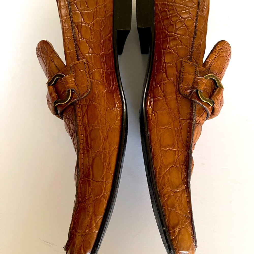 Salvatore Ferragamo Crocodile leather skin men’s shoes - Picture 4 of 9